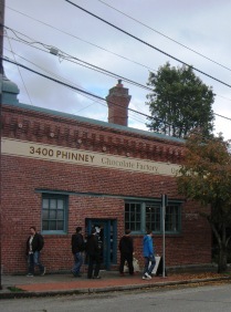 Theo's Chocolate Factory used to be the old Red Hook brewery.