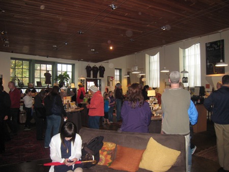 Inside the chocolate shop. $6 tours are offered every day at 2 and 4 PM.