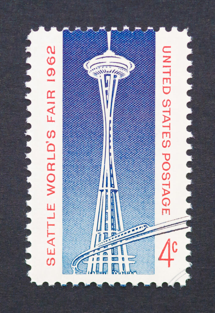 Stamp from Seattle World's Fair 