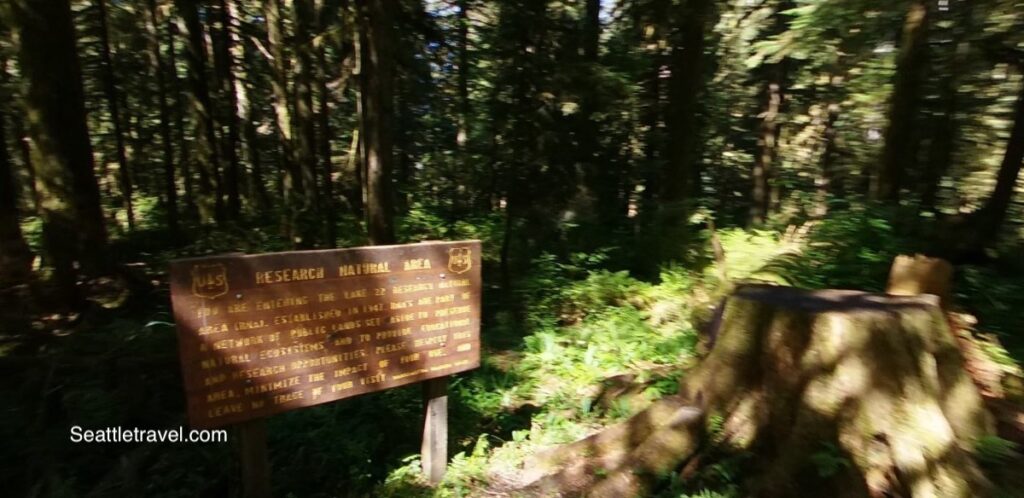 US Forestry sign at Lake 22 trail