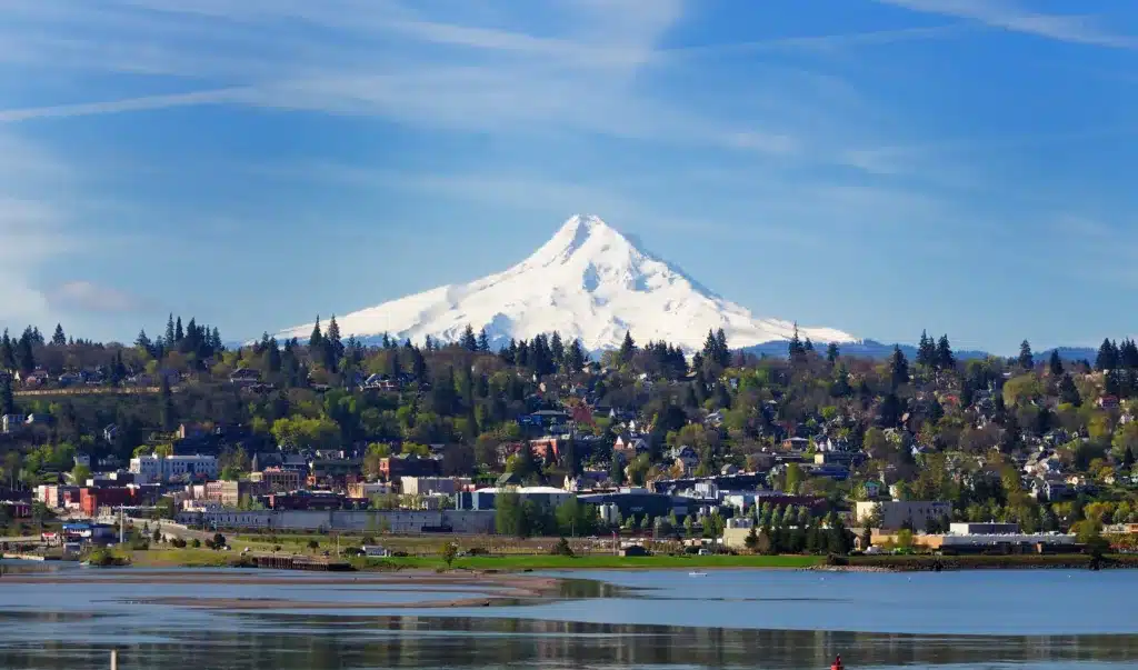 Hood River in Oregon