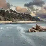 Beach in front of Seabrook WA
