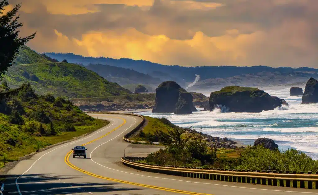 Highway 101 on Oregon Coast