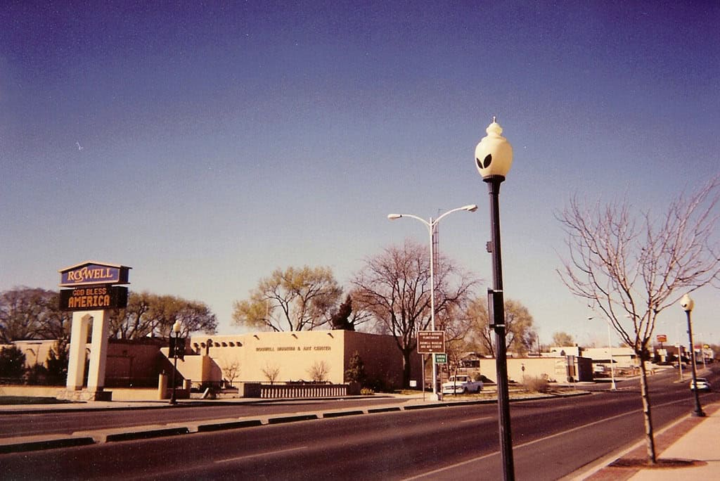 Alien Streetlamps, Roswell, New Mexico.