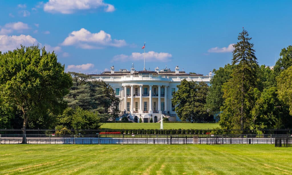 The White House in Washington DC