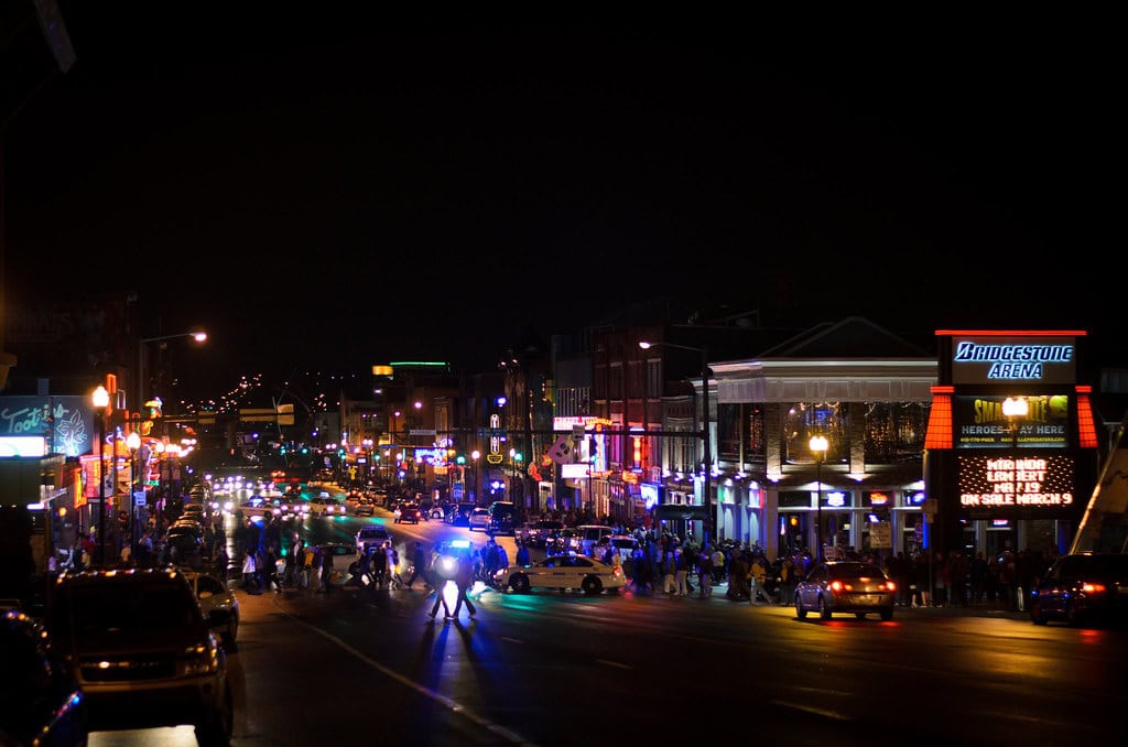 Downtown Nashville at Night