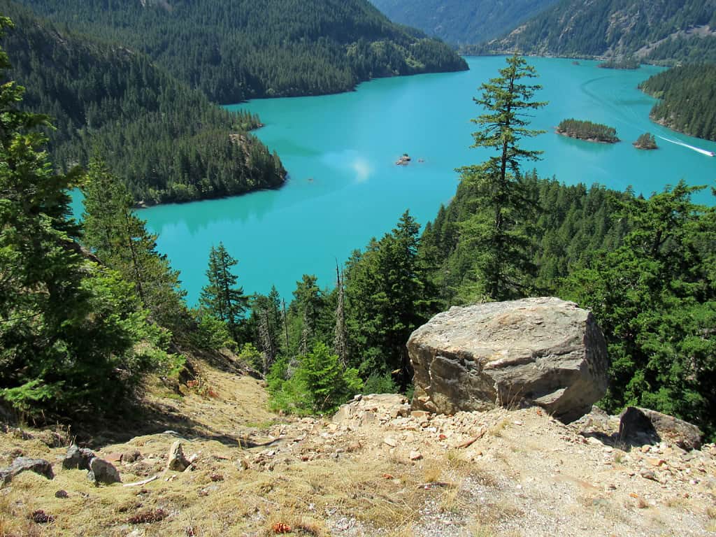 Diablo Lake at North Cascades NP in WA
