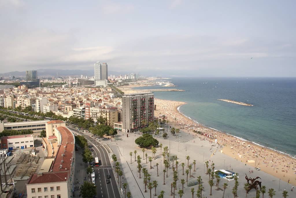 Sandy Beaches of Barcelona