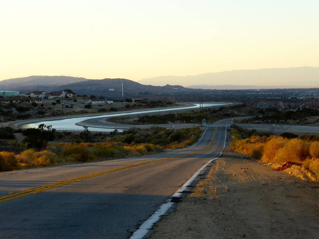 California Aqueduct Crossing the San Andreas Fault