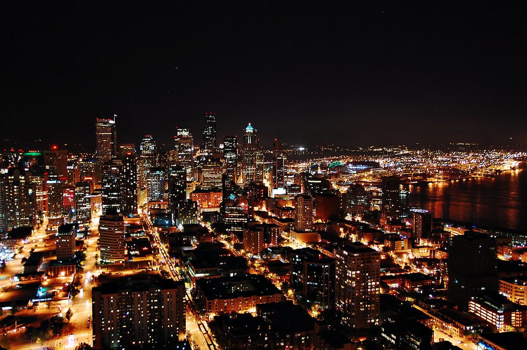 Night in Seattle