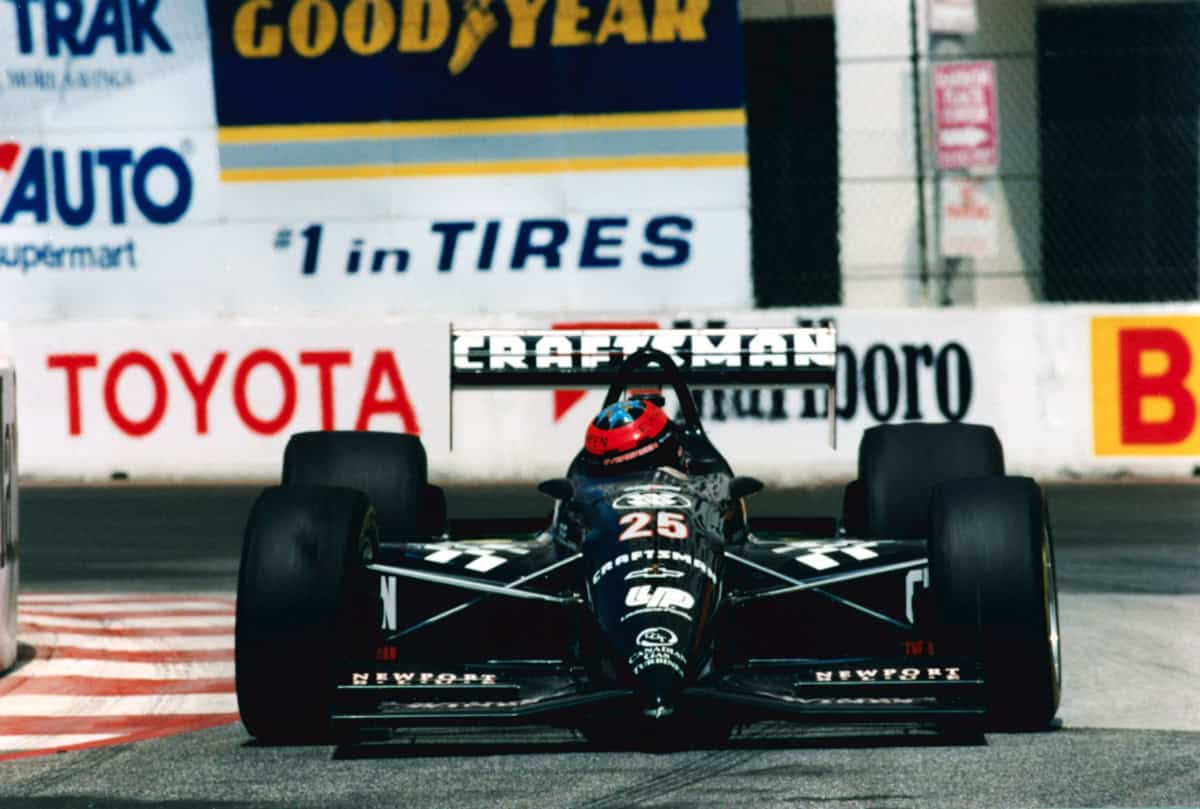 Mark Smith competing in a 1993 CART Indy car race