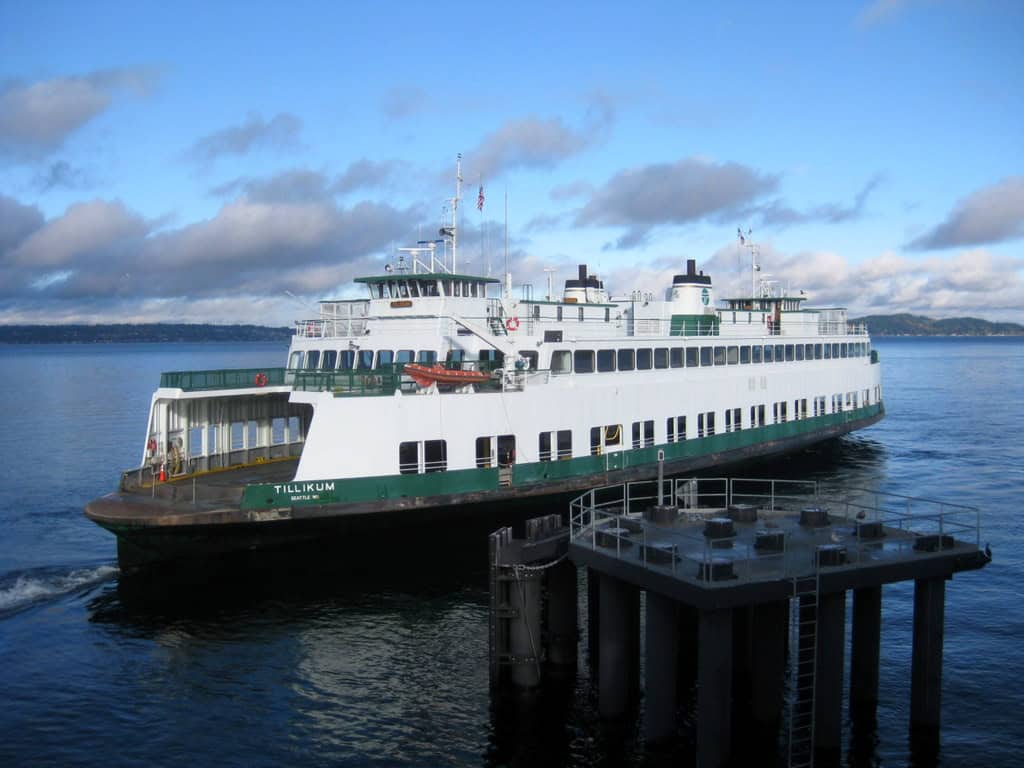 Ferry arriving at Vashon Island