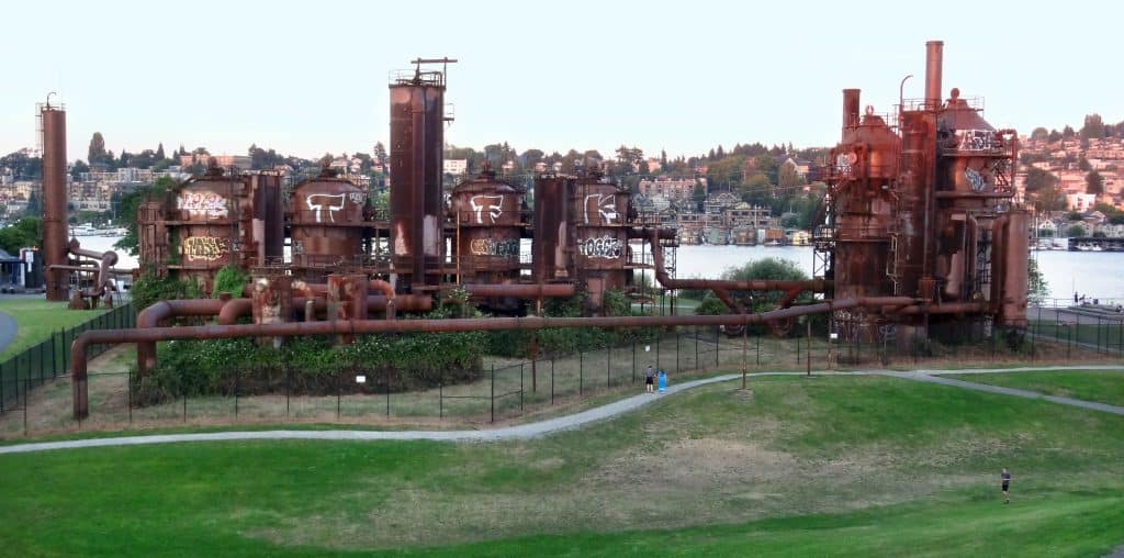 Seattle Gas Works Park old gas plant2013