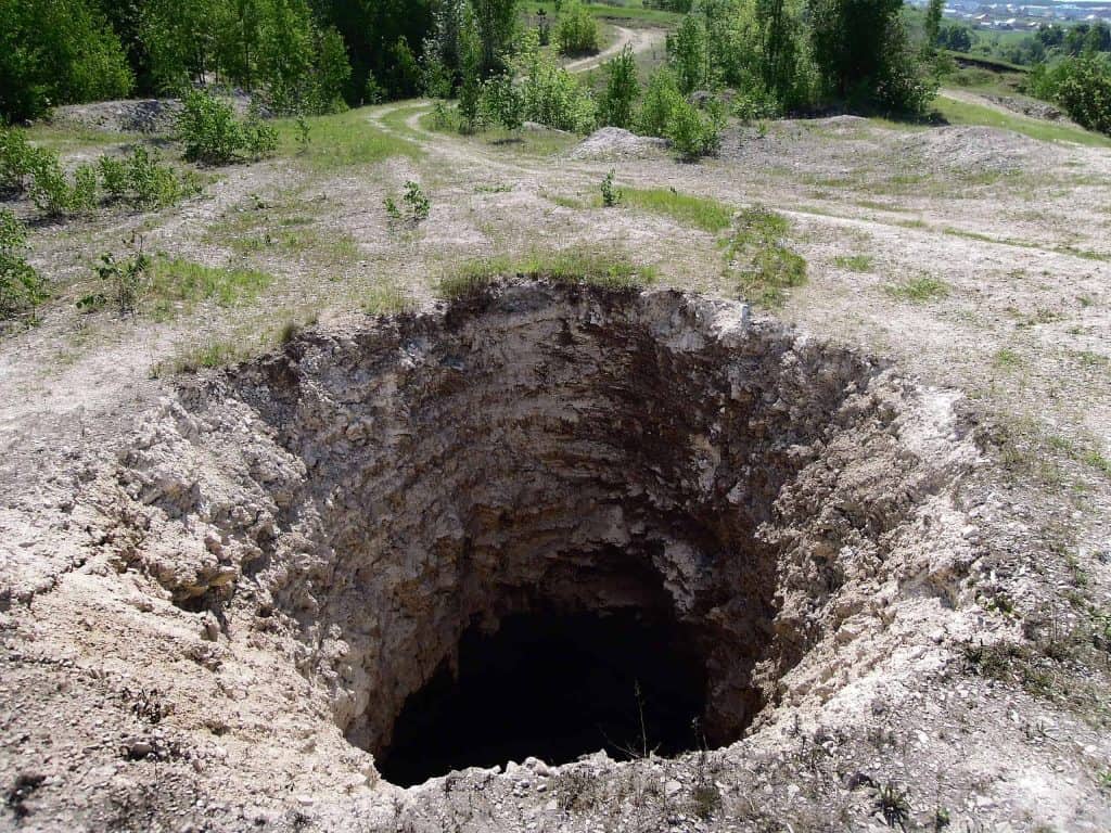 karst sinkhole