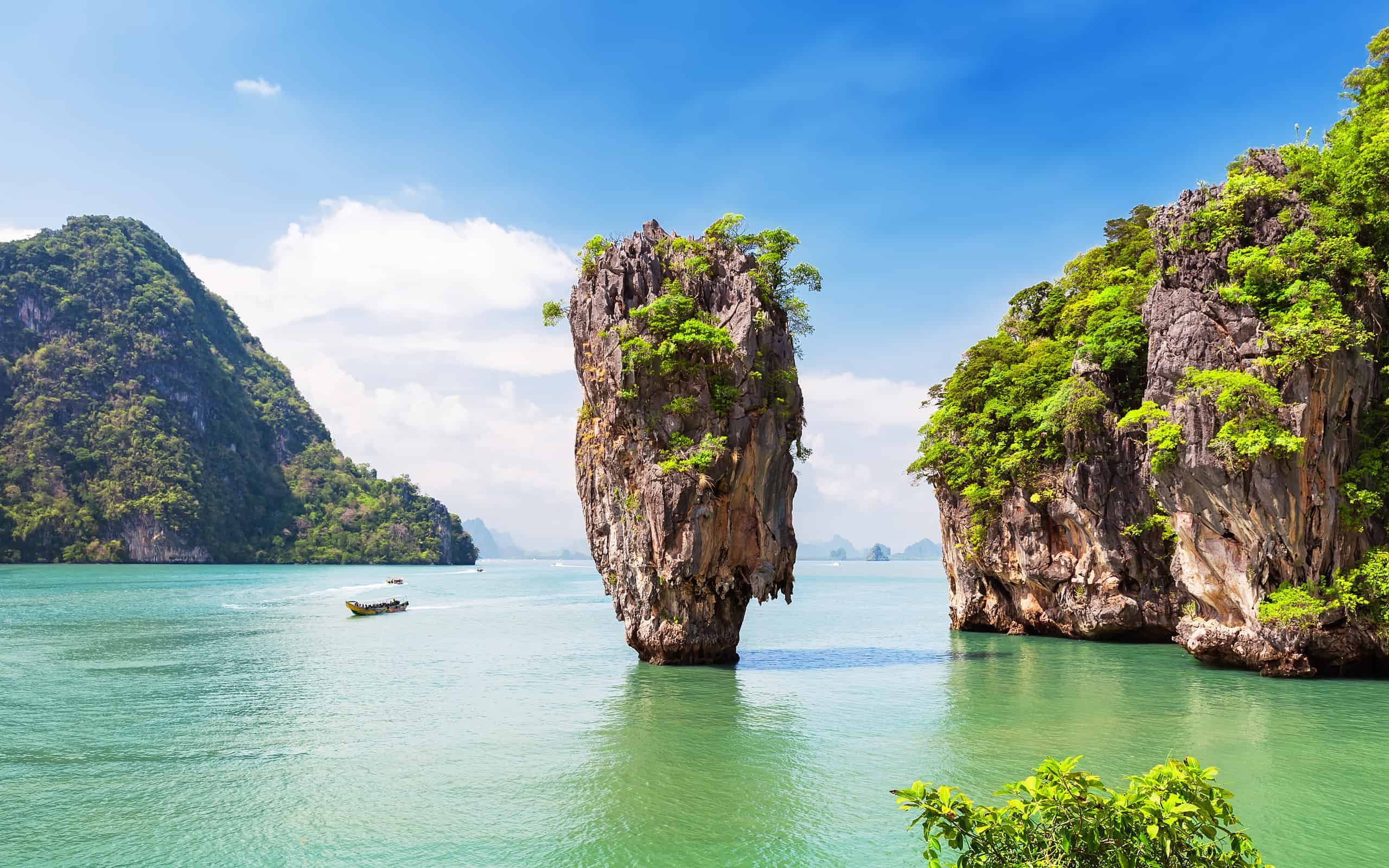 Famous James Bond island near Phuket